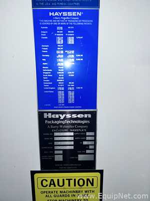 Máquina Vertical Formadora, Llenadora y Selladora  Hayssen Packaging Technologies ST ULTIMA 12-16