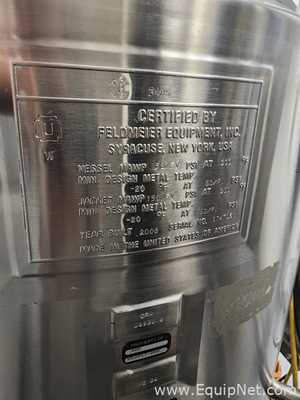 Tanque Feldmeier Equipment Inc. Requisitos de aire 150 L