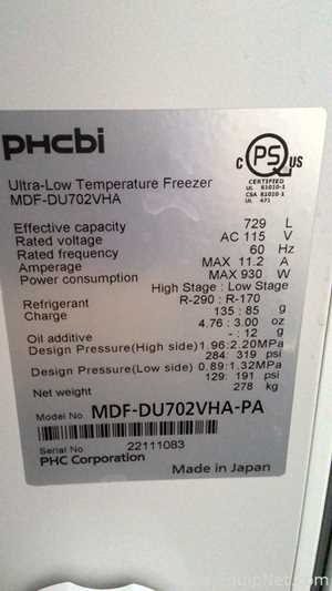 Congelador PHCBI MDF-DU702VHA-PA