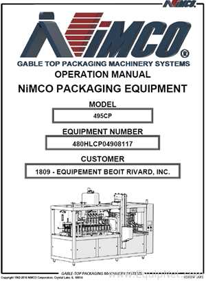 Monoblock para Combinación de Llenado y Tapado Nimco 480HL CP