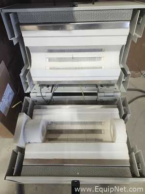 Lindberg and BlueM HTF55322A Split Hinge Tube Furnace with Control Console