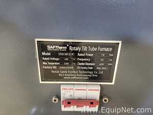 Henan Sante Furnace Technology SAFTherm STGX-10-12-3F Rotary Tilt Tube Furnace