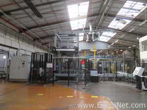 Robopac Genesis Futura HS High-Speed Automatic Stretch Wrapper With Wrapping Machine- Packing Area