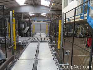 Robopac Genesis Futura HS High-Speed Automatic Stretch Wrapper With Wrapping Machine- Packing Area
