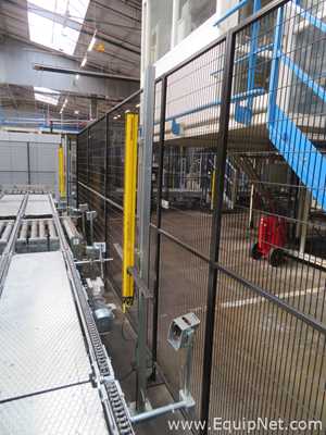 Robopac Genesis Futura HS High-Speed Automatic Stretch Wrapper With Wrapping Machine- Packing Area