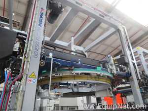 Robopac Genesis Futura HS High-Speed Automatic Stretch Wrapper With Wrapping Machine- Packing Area