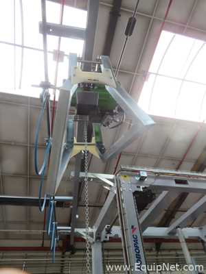 Robopac Genesis Futura HS High-Speed Automatic Stretch Wrapper With Wrapping Machine- Packing Area