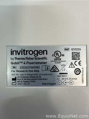 Fluorímetro Invitrogen Qubit 4