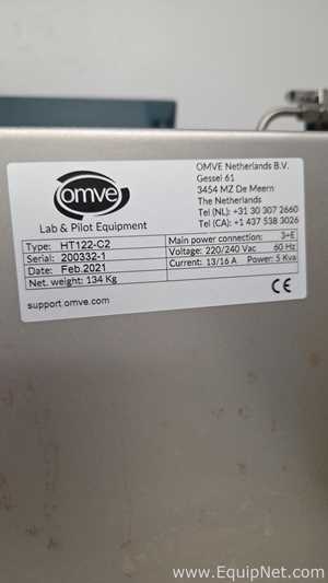 OMVE HT122-C2 HTST Laboratory Scale Tubular Heat Exchanger System