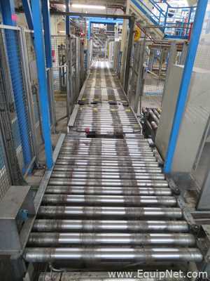 Roller Conveyor System With Electrical Cabinet- Packing Area