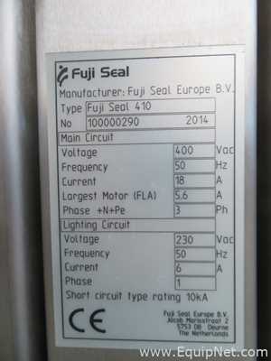 Fuji Seal Europe BV Fuji Seal 410 Shrink Sleeve Machine - Bottle Sleever Line