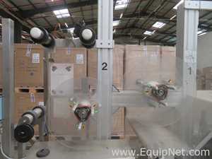 Fuji Seal Heat Shrink Tunnel Sleeve Film Feeder Unit - Bottle Sleever Line