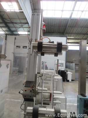Fuji Seal Heat Shrink Tunnel Sleeve Film Feeder Unit - Bottle Sleever Line
