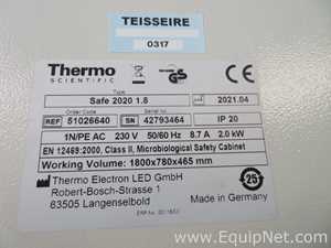 Cabina de Seguridad Biológica Thermo Scientific Safe 2020 1.8
