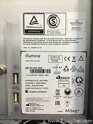 Illumina Miseq Sequencer