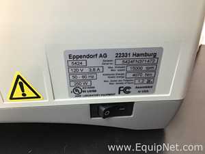 Lot Of 2 Eppendorf Laboratory Centrifuges