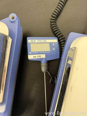 Lot of 4 IKA C-MAG HS 7 Hot Plate Stirrer with ETS-D5 Temperature Controller