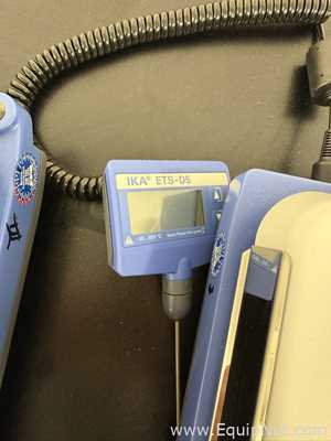 Lot of 4 IKA C-MAG HS 7 Hot Plate Stirrer with ETS-D5 Temperature Controller