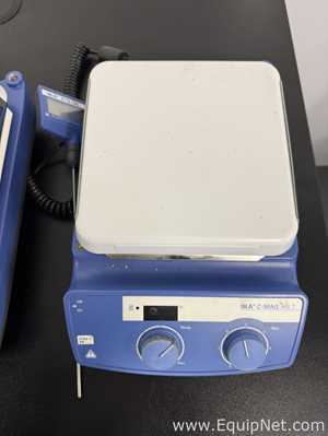 Lot of 4 IKA C-MAG HS 7 Hot Plate Stirrer with ETS-D5 Temperature Controller