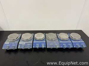 Lot of 6 IKA RCT Basic Hot Plate Stirrer