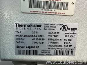 Centrífuga para laboratorio Thermo Fisher Scientific Sorvall Legend X1