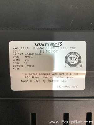 Agitador VWR Cool Thermal Shake Touch