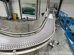 Sipac and Anduze Overhead Conveyor Belt from Spiral Elevator to Palletiser - Line 1
