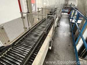 Sipac and Anduze Overhead Conveyor Belt from Spiral Elevator to Palletiser - Line 1