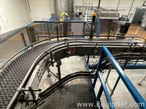 Sipac and Anduze Overhead Conveyor Belt from Spiral Elevator to Palletiser - Line 1