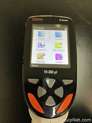 Lote de 4 Pipeteador Thermo Scientific E1-ClipTip