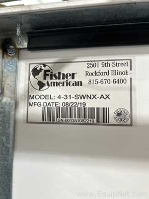 Campana de Ventilación y Flujo Fisher American 4-31-SWNX-AX