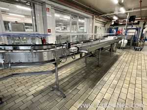 280 BPM - Complete Syrup Bottle Packaging Line 3 - Metal Tins 600 ml