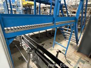 Step Ladder with Crossover for Conveyor Belt - Line 3