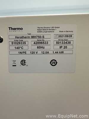 Incubadora Thermo Scientific Heratherm IMH750-S