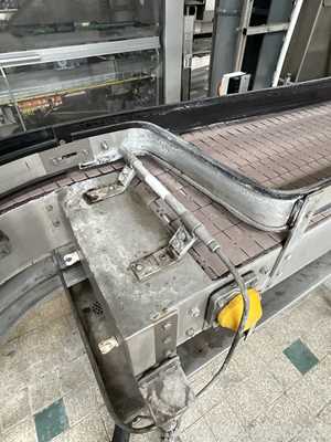 Sipac 81mm Conveyor Belt for Bottles with HMI and Power and Controls Enclosure - Line 3