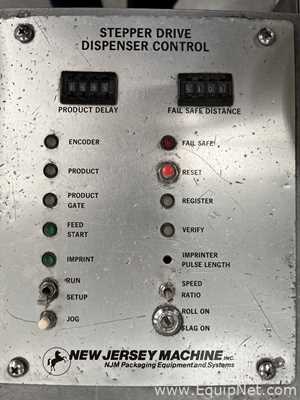 New Jersey Machine Auto-Colt II 326SRWP-2005 Pressure Sensitive Labeler
