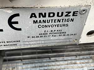 Anduze Overhead Conveyor Belt from Tray Packer to Palletiser - Line 3