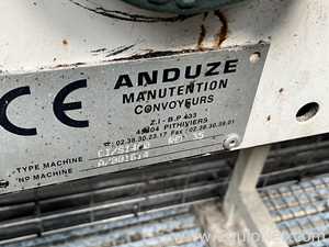 Anduze Overhead Conveyor Belt from Tray Packer to Palletiser - Line 3