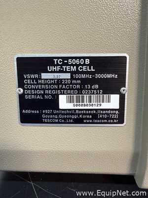 Equipo de verificación o medición electrónica Tescom TC-5060B