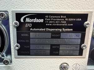 Nordson E3 3-Axis Automated Fluid Dispensing Robot With V200 Controller