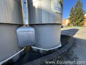 Tanque aço inox Chaudronnerie Tuyauterie .  37000 Litros