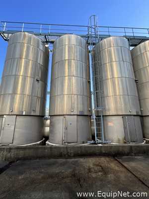 Tanque aço inox Chaudronnerie Tuyauterie .  34000 Litros