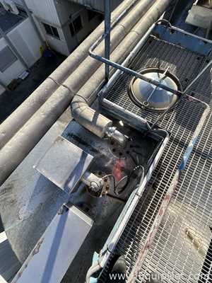 Tanque aço inox Chaudronnerie Tuyauterie .  37000 Litros