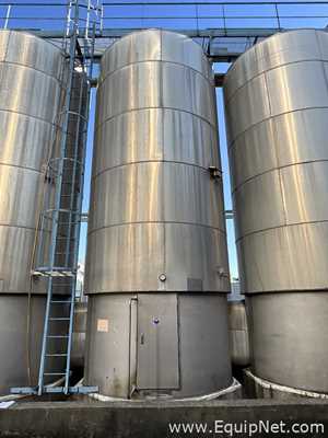Tanque Acero inoxidable Chaudronnerie Tuyauterie .  37000 Litros