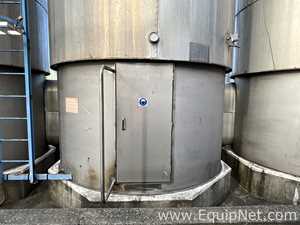 Tanque aço inox Chaudronnerie Tuyauterie .  37000 Litros