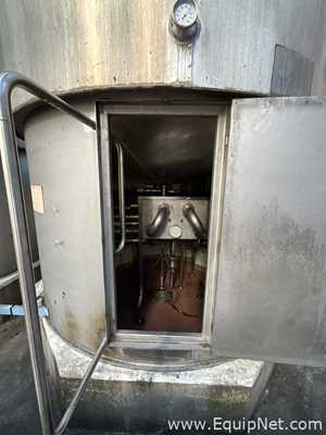 Tanque aço inox Chaudronnerie Tuyauterie .  37000 Litros