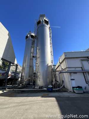 Silo Acero inoxidable Chalvignac Industries .  150 Toneladas