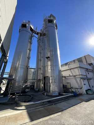 Silo aço inox Chalvignac Industries .  150 Toneladas