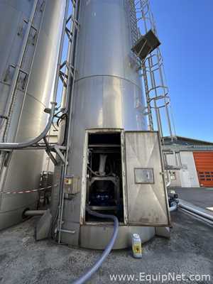 Silo aço inox Chalvignac Industries .  150 Toneladas