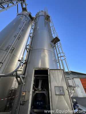 Silo aço inox Chalvignac Industries .  150 Toneladas